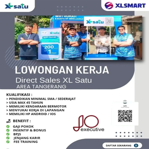 Loker Direct Sales XL Tangerang 2026
